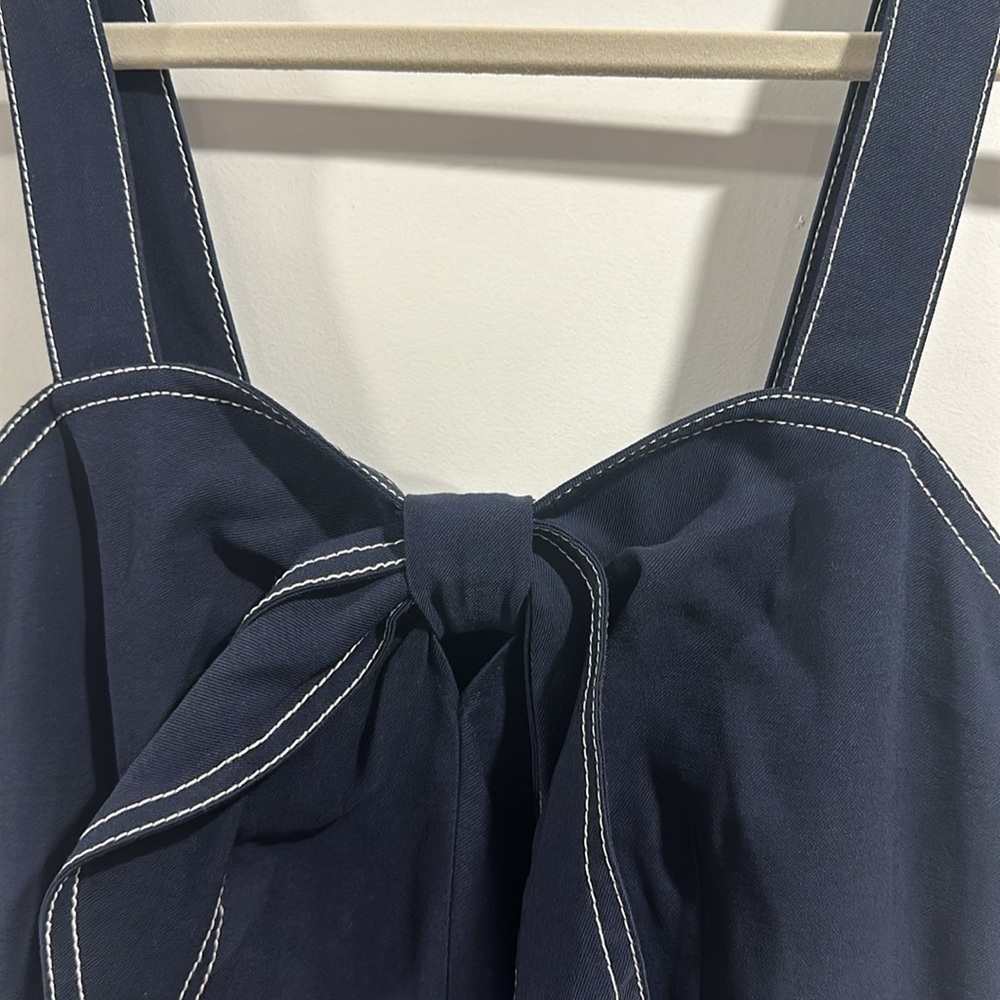 NWT A New Day Nautical Twist Tie Front Dress - Picture 7 of 13